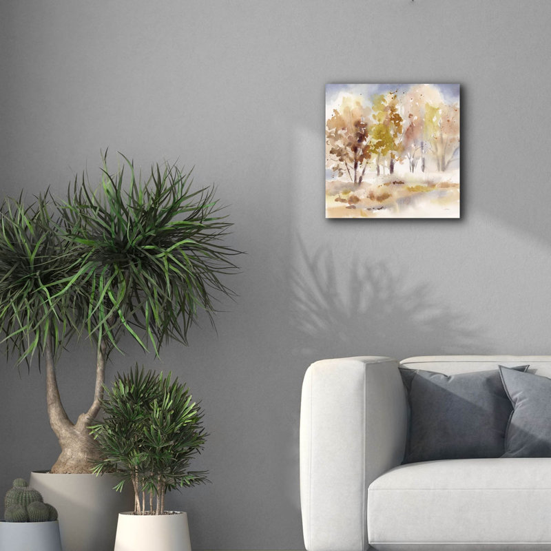 Art mural sur toile Winston Porter «Autumn Grove» par Katrina Pete, H 18 po x l 18 po x P 0,75 po