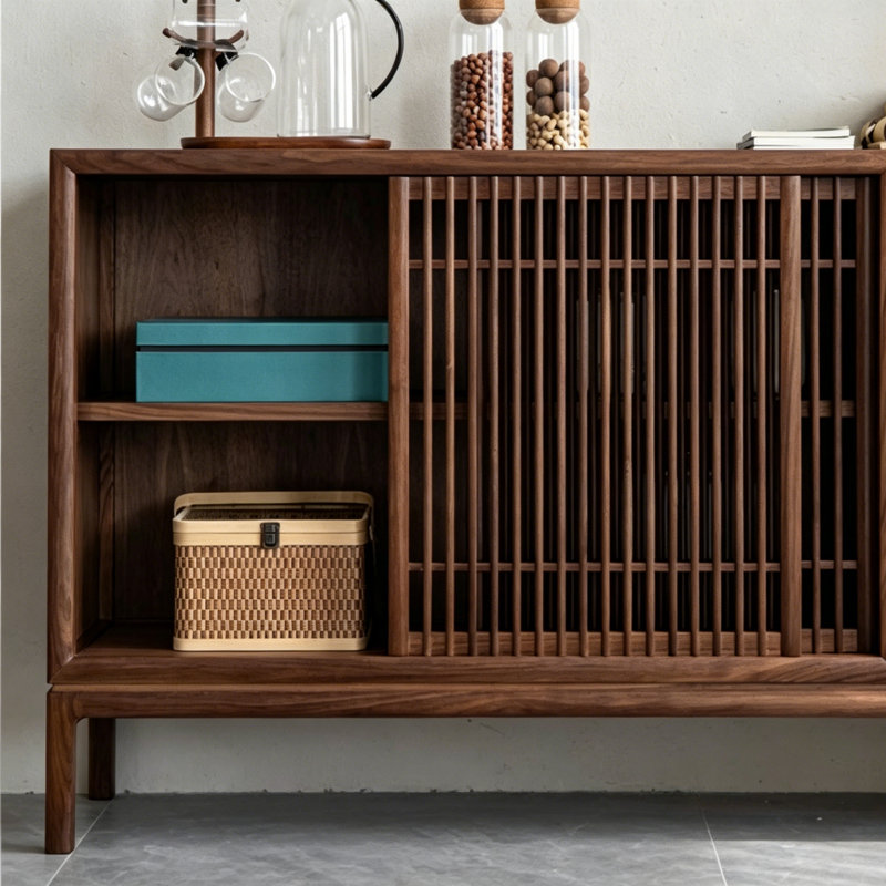 Buffet de cuisine en bois massif Retro