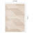 Kempst Neutral Beige Cream Striped Geometric Rug-542032410
