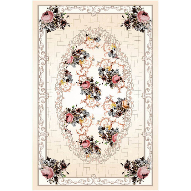 Luxurious Hall Carpet, 100% Velvet Fabric, 31.5 x 59.1 Inches | Non-Slip Cotton Sole, Pile Height: 0.4 Inches | Antibacterial & Machine Washable, 3D Digital Printing | Elegant Design for Living Room & Entryway