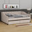 Upholstered Daybed With Two Drawers And Wood Slat Support-162210811-162210790