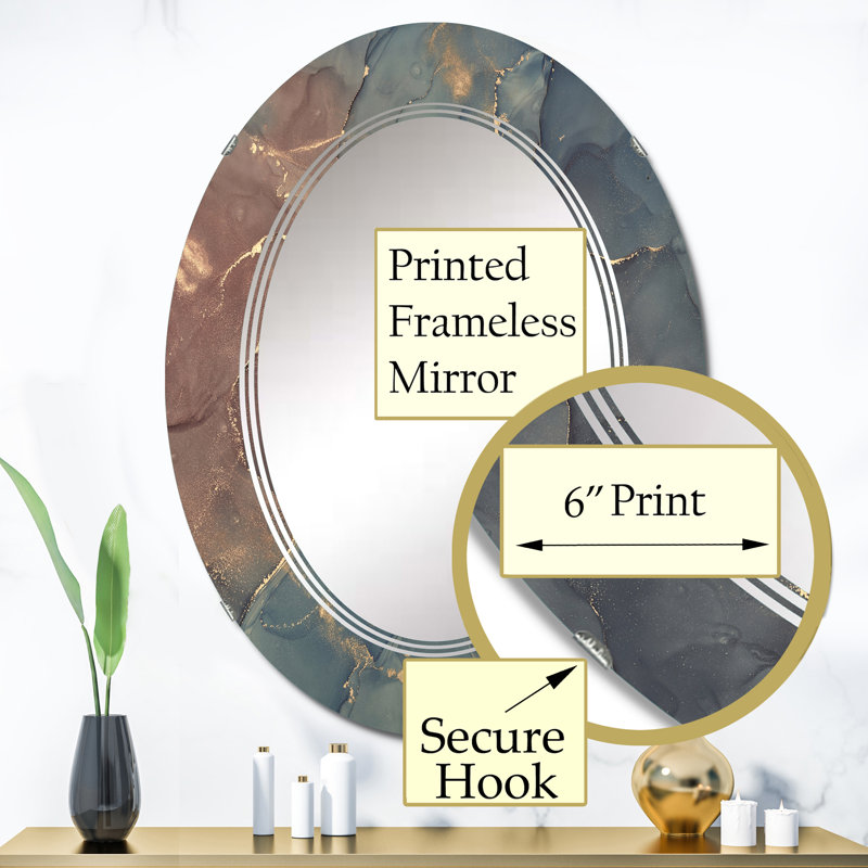 Miroir de salle de bain sans cadre, 36 po x 24 po