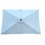 Parasol de marché rectangulaire à levier à manivelle 108 po x 72 po Clymer-525563709