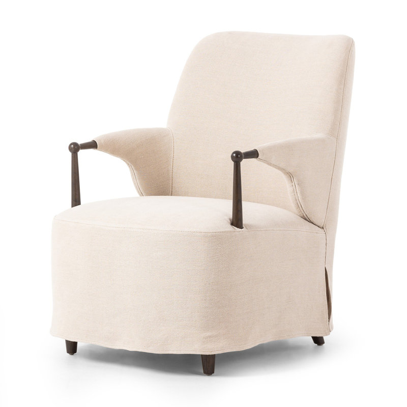 Brently Chair, Cream Linen