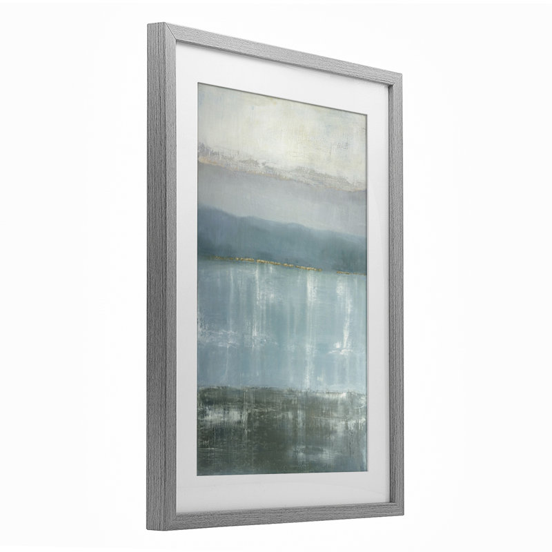 «Twilight Blues Landscape», reproduction encadrée sous verre, conception de Caroline Gold, H 23 po x l 17 po