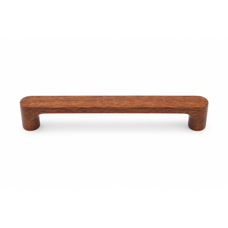 Solid Wood Handle Pull, 6.3", Walnut