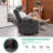 Deauna Upholstered Heated Massage Chair-469555974