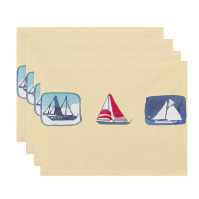 Aksel Polyester Nautical Rectangle Placemat