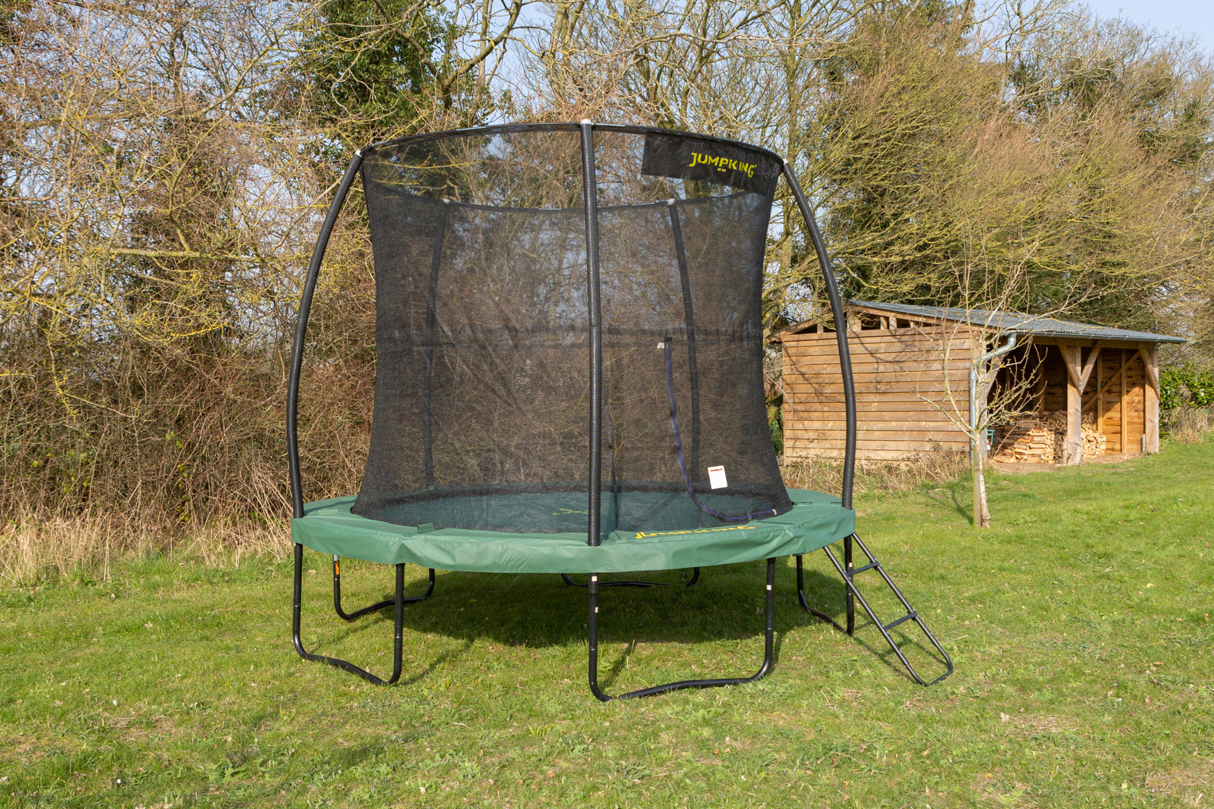 JumpKing 10ft JumpKing JumpPod Deluxe Trampoline with Safety
