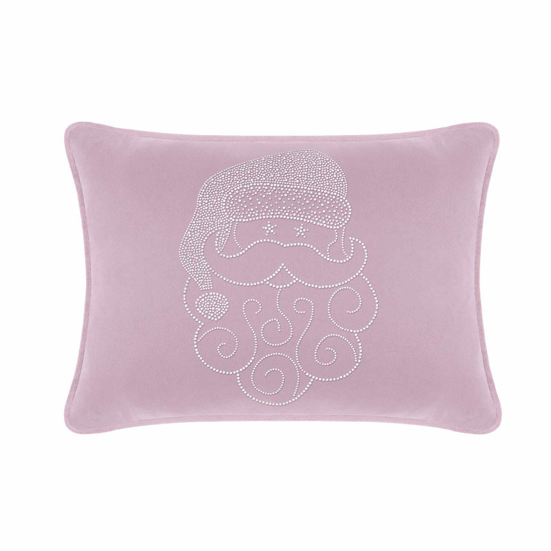 Coussin Sparkles Home Conception de Noël des Fêtes | Insertion de plumes | Lavable à la machine, Velours lavande