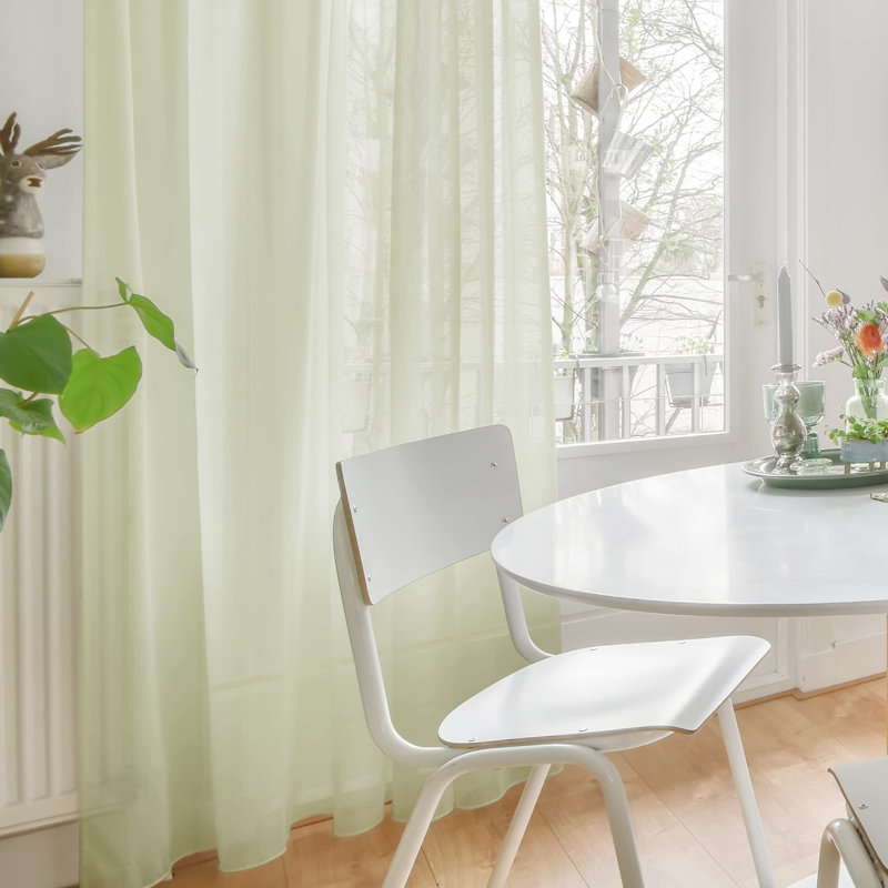 Doveton Blackout Curtain Pair, 140cm W x 138cm D, Matcha Green