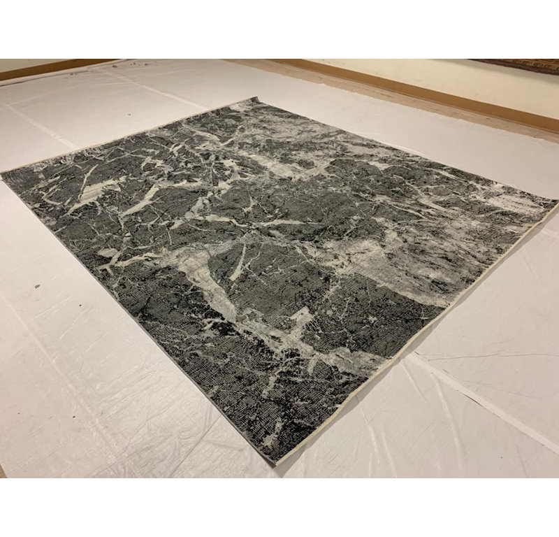 Wool Abstract Indoor Rug