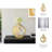 Mercer41 17" Adair Champagne Metal Vase-1252567441