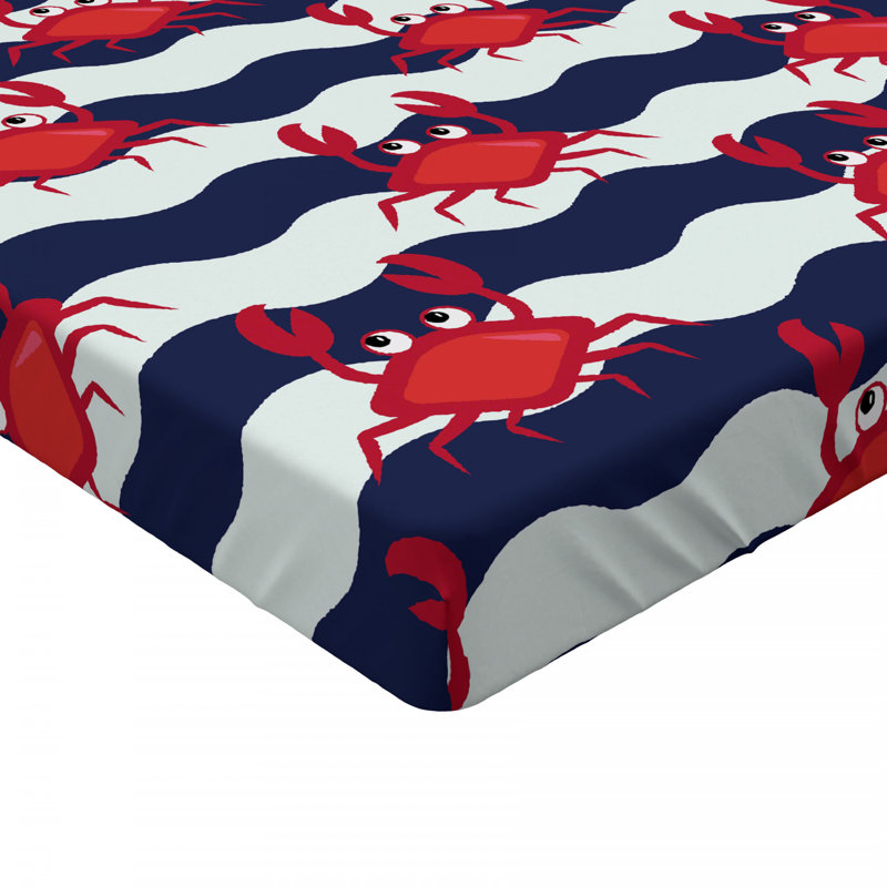 Microfiber Geometric Fitted Sheet, Full Fitted Sheet