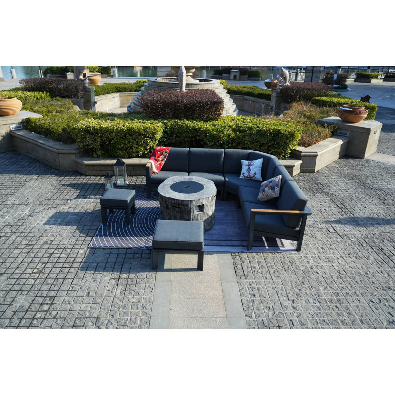 8 - Person Patio Conversation Set with Cushions