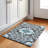 Machine Washable Indoor/Outdoor Xhevrie Teal Rug-466249458