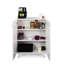 Élégante armoire à chaussures en bois blanc - Complétez votre décor. 31,64 po Profondeur, 15,12 largeur, 40,81 hauteur, 25,35 lb. Poids léger et attrayant. 31 15 42 25