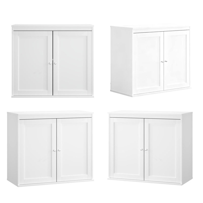 Armoire de cuisine moderne avec tablettes réglables