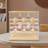 5 Tier Acrylic Wood Display Case With Light