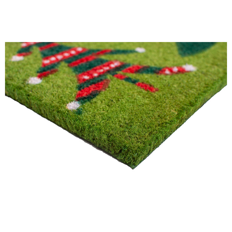 Kalmanovitz Non-Slip Christmas Outdoor Doormat, Rectangle 2' x 3'