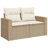 Vidaxl Garden Sofa Set Beige