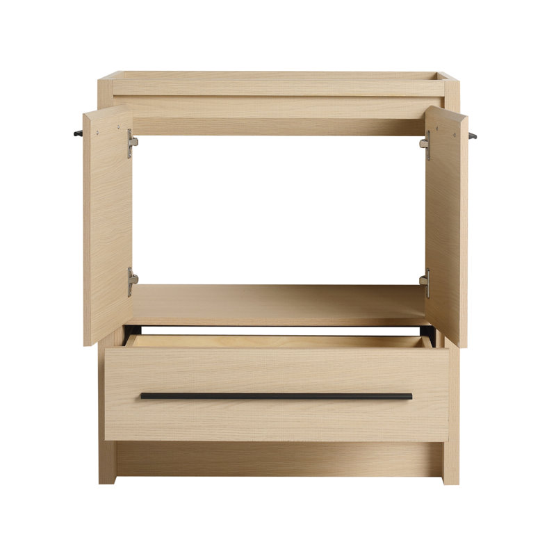 Base de meuble-lavabo simple 30 po avec tablette et tiroir