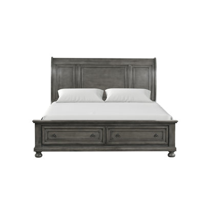 Grand lit Meade G8905A-QB, gris