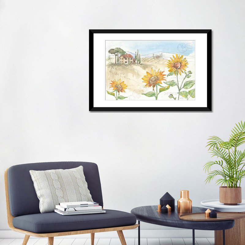 «Tuscan Elegance IV» par Anne Tavoletti - reproduction d'art sur toile tendue, H 16 po x l 24 po x P 1 po, Blanc