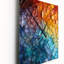 Horloge murale à mosaïques colorées II - Collages abstraits-98992125