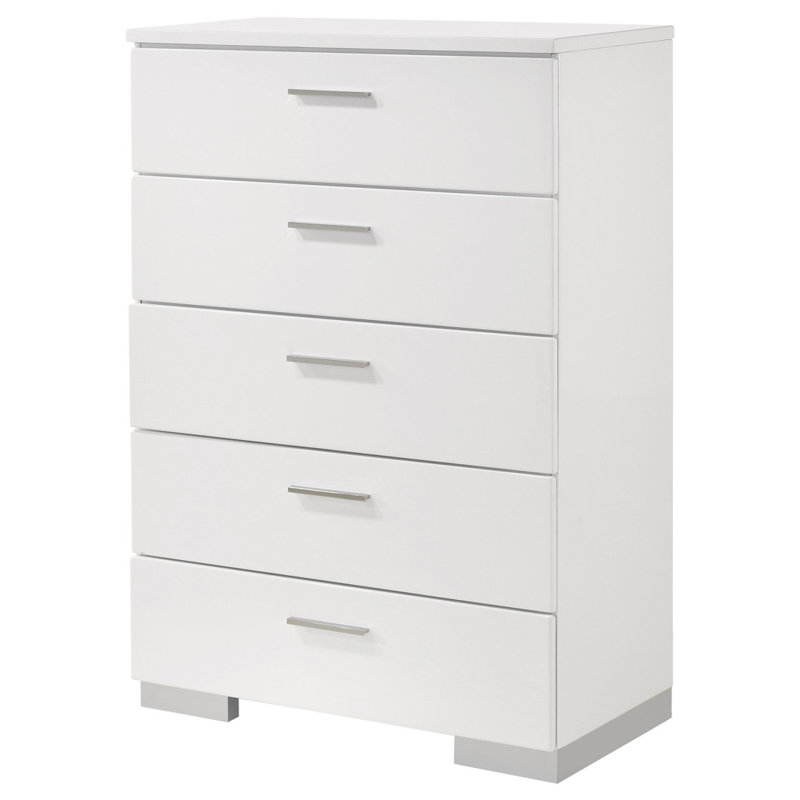 Commode de chambre 5 tiroirs Dulcey