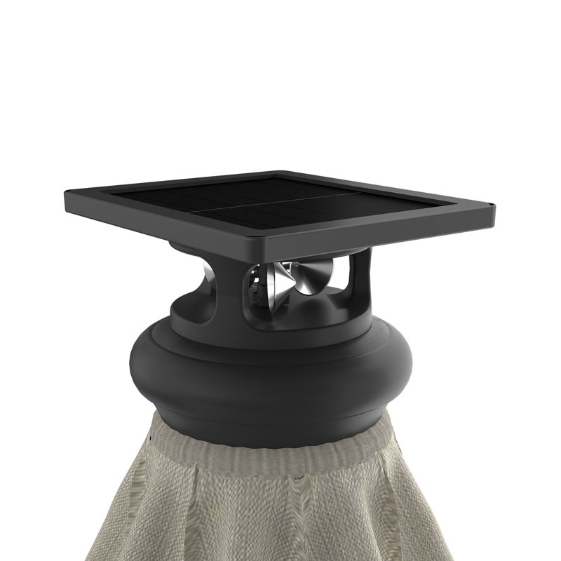 Pasticallo Paramount Series Smart Umbrella With Remote, Wind Sensor, Solar Panel, Led Center Lighting, Removeable Led Lighting Strip, Sunbrella Spectrum