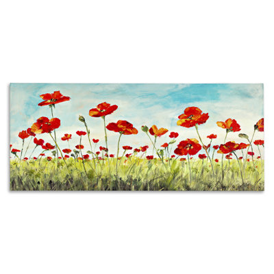 «Bright Red Poppies Meadow» par Julie Derice