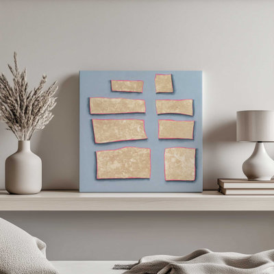 «Embossed Blocks I» par Michael Willett, reproduction d'art sur toile