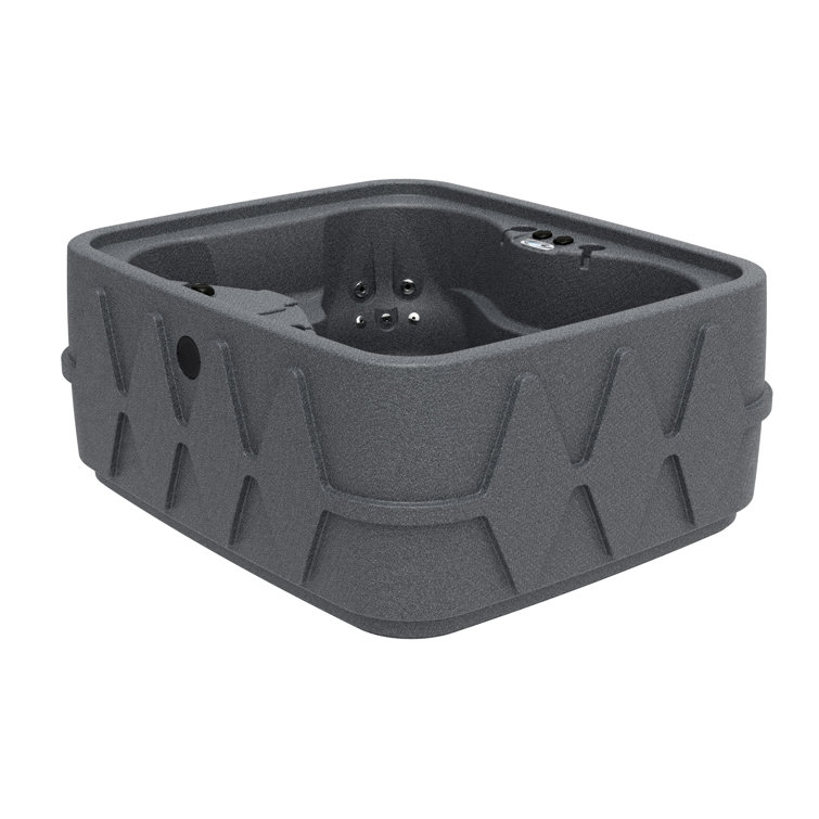 AquaRest Discover AR400 Standard 4-Person 20-Jet Plug & Play Hot Tub with LED Waterfall and Friction Heating