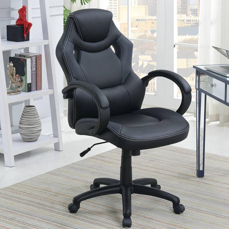 Chaise de bureau rembourrée 4pc