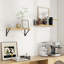 2 Piece Wood Floating Shelf