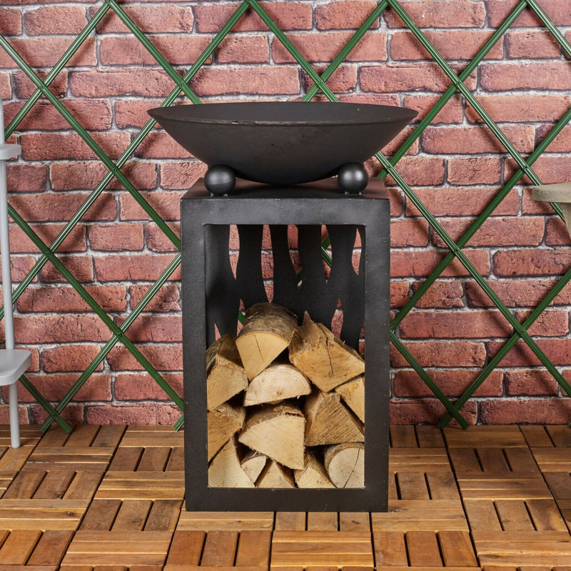 Beckley Rectangle Steel Wood Burning Smokeless Fire Pit