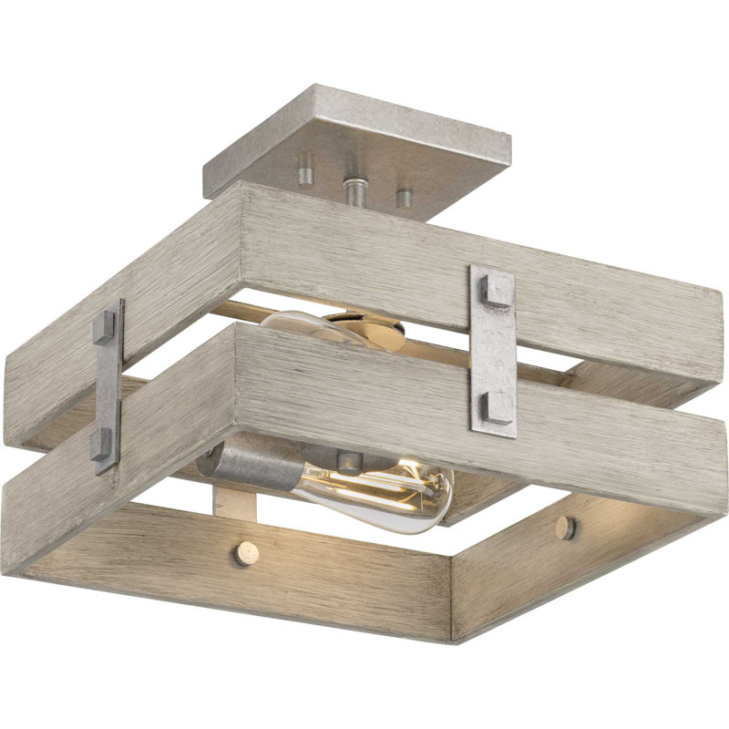 Camas Flush Mount, Galvanized
