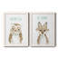 «Dream Big Owl», ensemble de 2 reproductions d'art sur toile-597983944-597983949