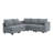 Upholstered U-Shaped Sectional Reversible-1475647864