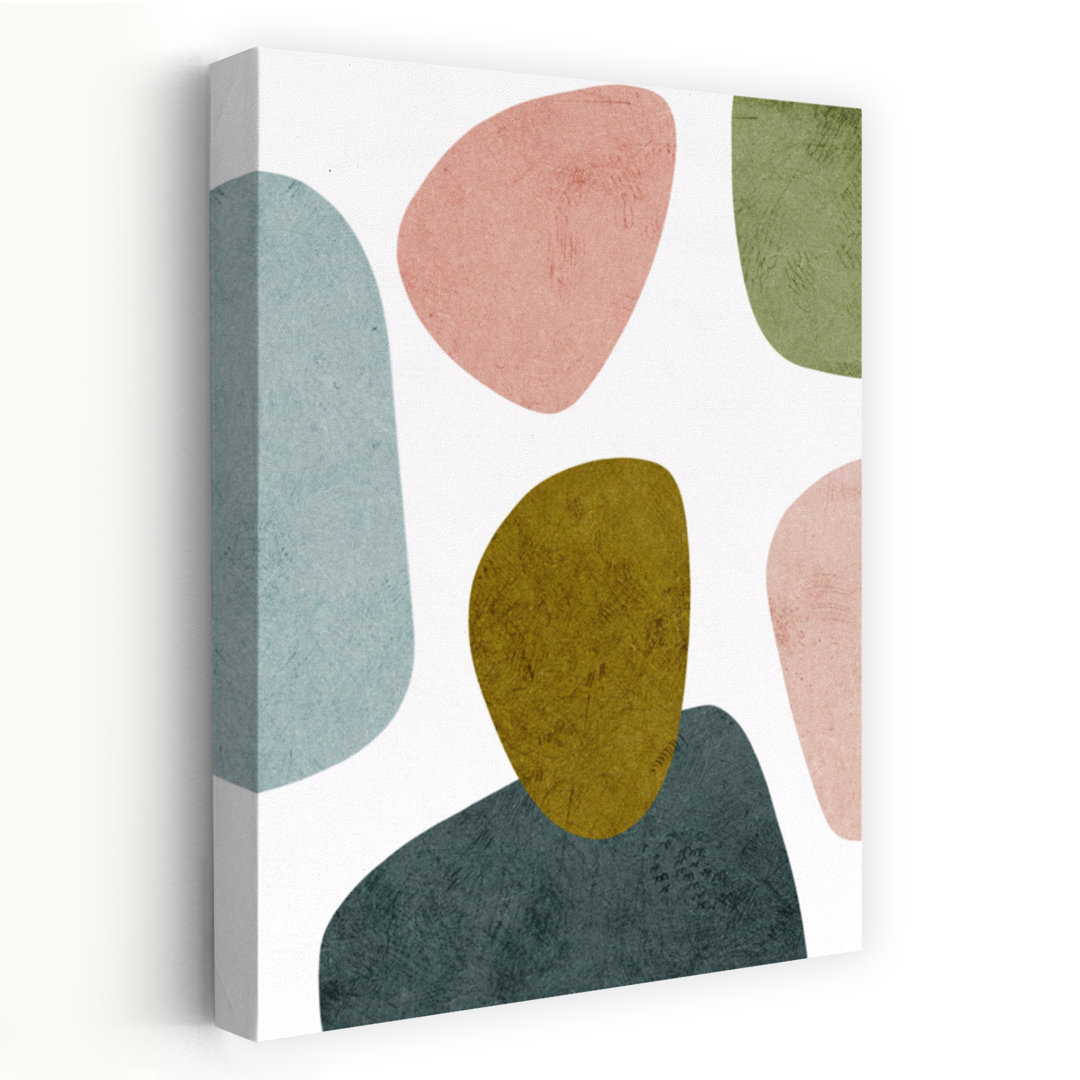 Modern Shapes 2 Abstract Contemporary Geometric Wall Art Print