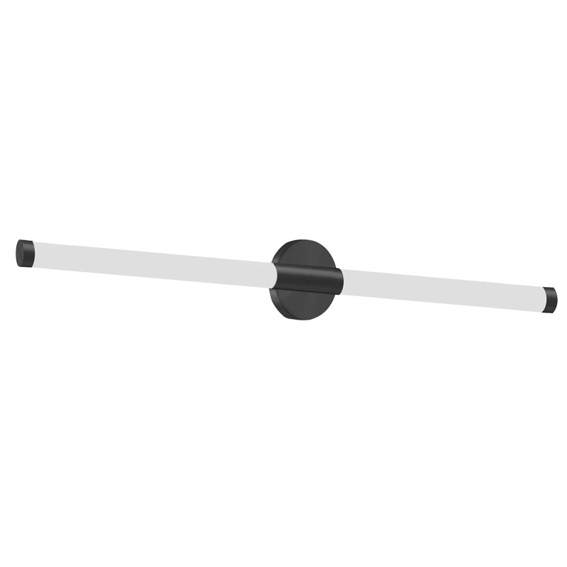 Farhanaaz LED Armed Sconce, Matte Black
