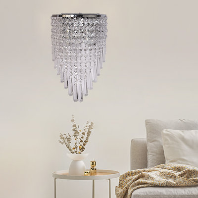 K9 Crystal Chandelier Wall Lamp Pendant 110V