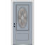 Petite porte d'entrée pré-suspendue ovale en fibre de verre 2 panneaux Grace-1904473436-1987408874