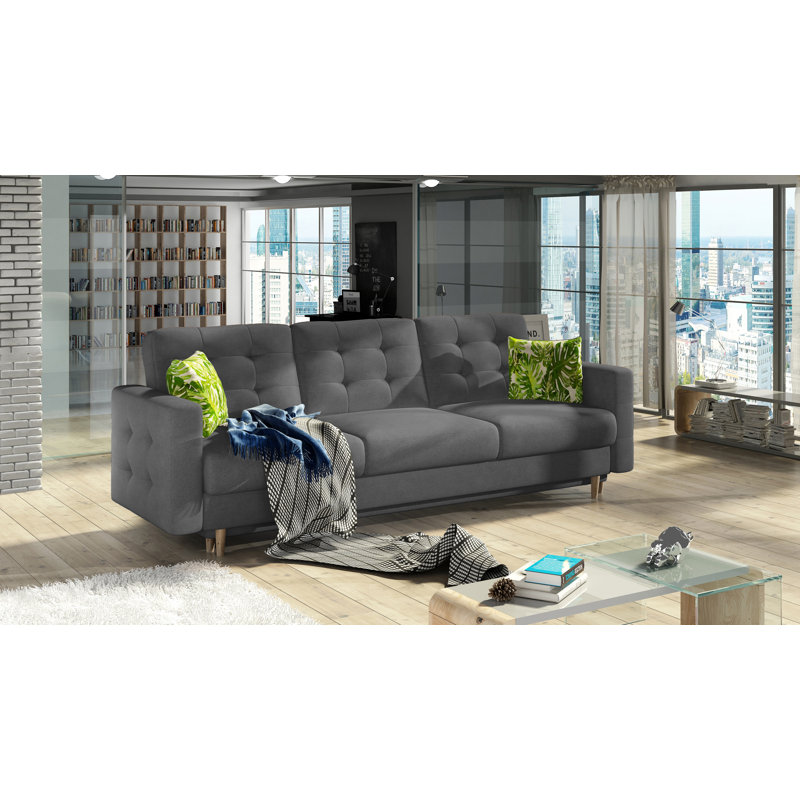 Valentin Sofa Bed, Dark Grey