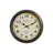 Clocks, 16" Round, Wall Clock, Antique Brown, Transitional