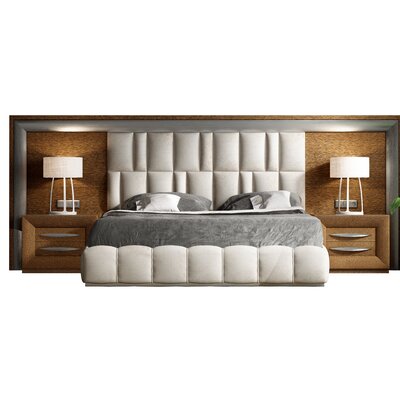 Hispania Home London Bedor116 Bedroom Set 4 Pieces | Wayfair