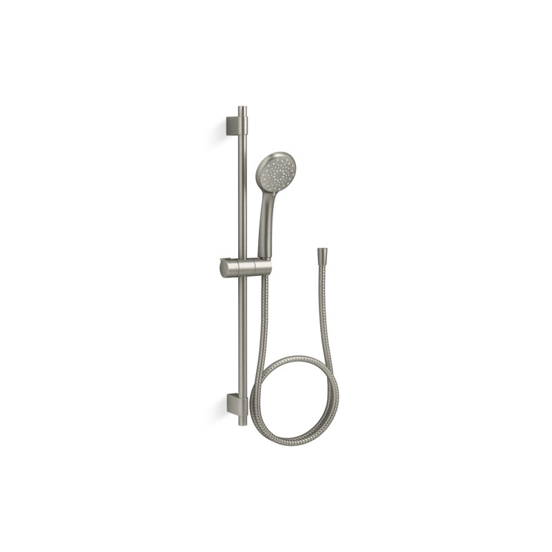 Awaken B90 24 po Ensemble de douche à main à quatre fonctions, 2,5 gallons par minute, Nickel brossé éclatant