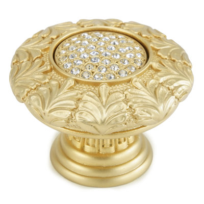 VERONA KNOB; CLEAR CRYSTAL;