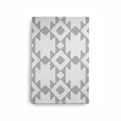 89_ Tapis chenille doux géométrique